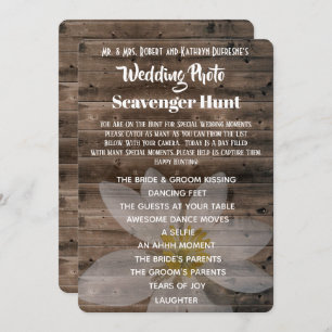 Invitation Chasse mariage de photographie