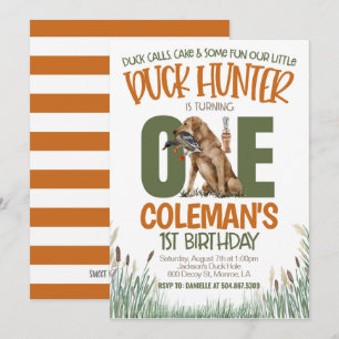 Invitation Chasse premier anniversaire