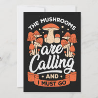Chasseur de champignons Les champignons appellent