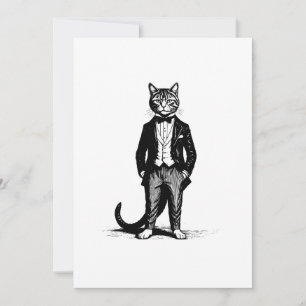 Invitation Chat Classy en Smoking