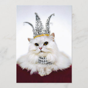 Invitation Chat dans une couronne