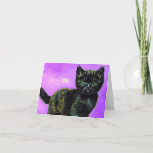Invitation Chat de style Van Gogh