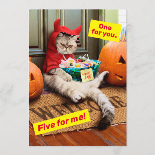 Invitation Chat diabolique