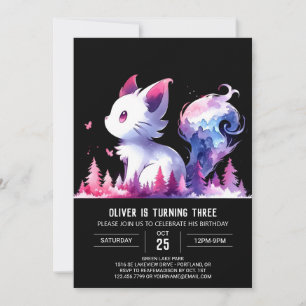 Invitation Chat doux numérique anniversaire