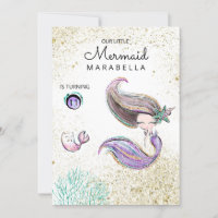 *~* Chat Kitty Mermaid Parties scintillant or chev