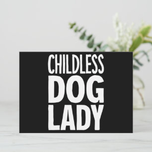 Invitation Chat sans enfant, dame drôle Vote 2024