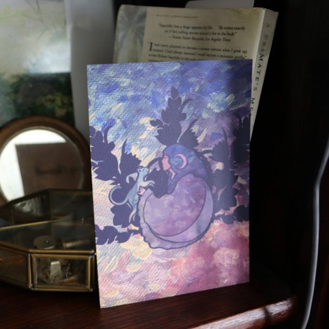 Invitation Chat Sorcière Lune Déesse Wiccan Chat Personne Inv (Créateur téléchargé)