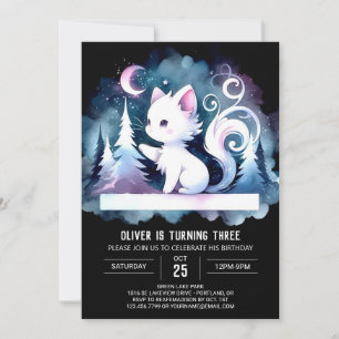 Invitation Chat sucré Whimsical Anniversaire