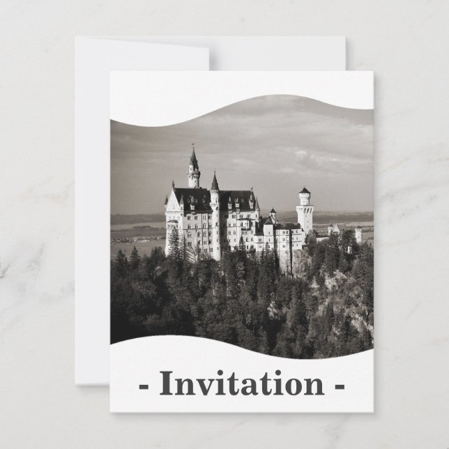 Invitation Château blanc (Devant)