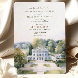 Invitation Château de Tourreau Provence Jardin Mariage