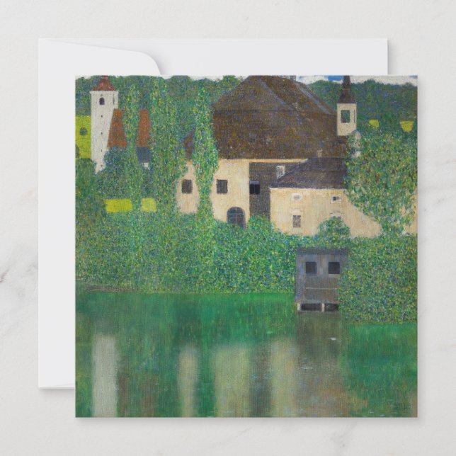 Invitation Château d'eau de Gustav Klimt (Devant)
