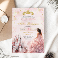 Château rose Palais Quinceanera Mexicaine Annivers