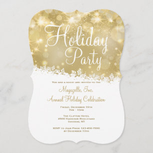 Invitation Chatouillante à une fête de vacances