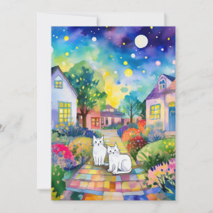 Invitation Chats blancs en visite 