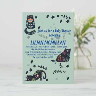 INVITATION CHATTE-MOI SI VOUS CHATTEZ L'INVITATION AMUSANTE