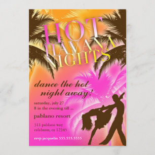 Invitation chaud de 311 nuits de La Havane