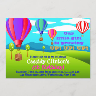 Invitation chaude de fête d'anniversaire de