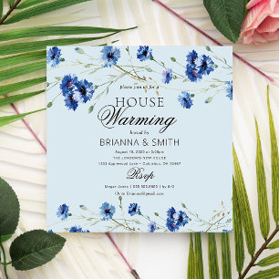 Invitation Chauffage Floral moderne