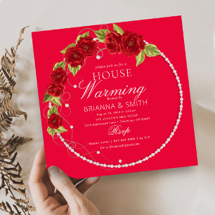 Invitation Chauffage moderne des Roses turcs