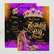Chaussure de fête d'anniversaire de princesse rein