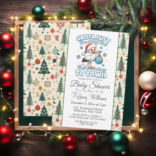 Invitation Chaussure d'hiver Baby shower précieux (Créateur téléchargé)