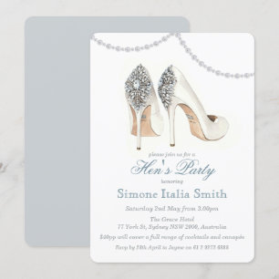 Invitation Chaussure haute talon Couture Hen's Party Invitati