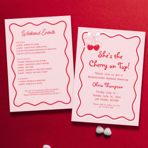 Invitation Chaussure La Cerise Sur Le Top Bachelorette Party
