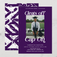 Chaussures à crampons de remise des diplômes d'ath