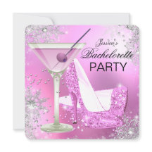 Chaussures à talon rose haut Bachelorette Fête Inv