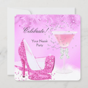 Invitation Chaussures à talons hauts rose pour margarita tout