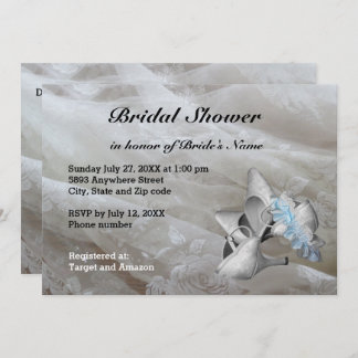 Invitation Chaussures, Garter Belt et Lace Fête des mariées I