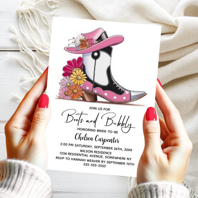 Invitation Chaussures Roses et Mariage Féerique (Créateur téléchargé)