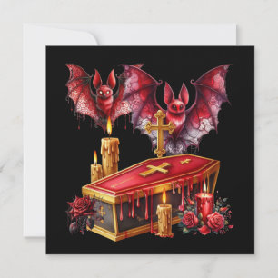 Invitation Chauves-souris vampires