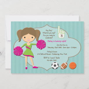Invitation Cheerleader #1