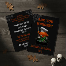 Chef citrouille Halloween - Dîner Éffrayant Thème