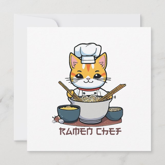 Invitation Chef de ramen (Dos)
