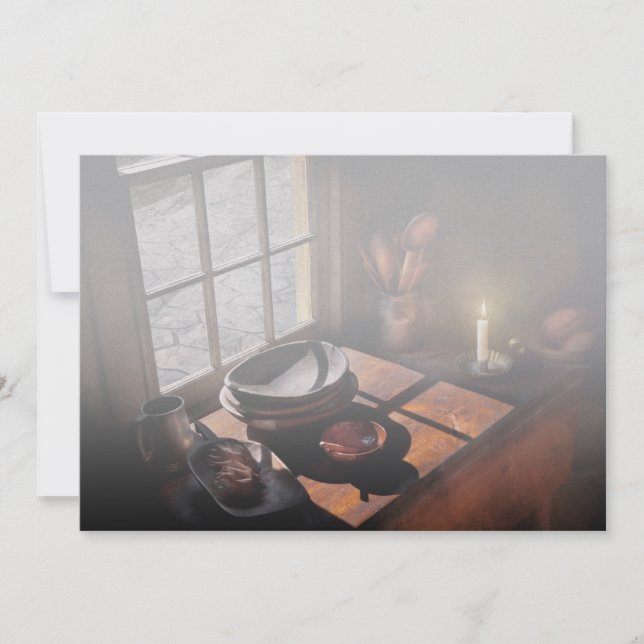 Invitation Chef - Sur une table II (Devant)