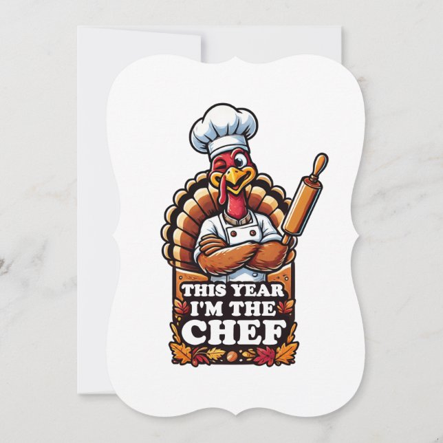 Invitation Chef turc en charge - Thanksgiving Feast Boss! (Dos)