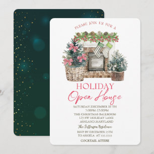 Invitation Cheminée de vacances Open House