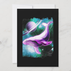 Invitation Chemise baleine à bosse dans l'espace solaire Gala