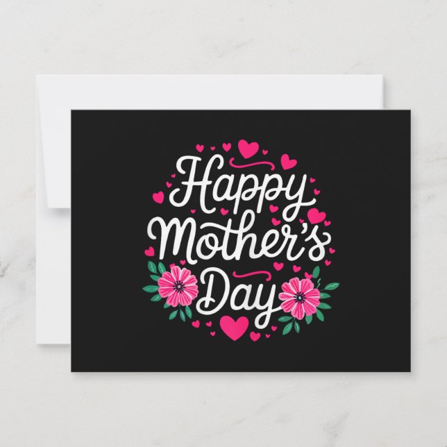 Invitation Chemise de la fête des mères pour femmes maman gra (Devant)
