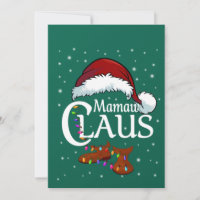 Chemise Mamaw Claus, Pyjama Mamaw Claus de la fami