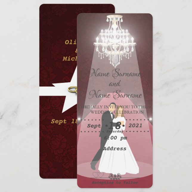Invitation Chendelier (Devant / Derrière)