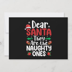 Invitation Cher Père Noël Ce Sont Des Vilains Un Match De Noë