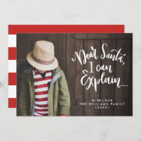 Cher Père Noël je peux expliquer Funny Holiday Ful