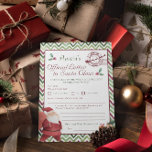 Invitation Cher Père Noël | Lettre personnalisée aux enfants<br><div class="desc">Demandez à votre enfant d'écrire sa lettre à Père Noël cette année sur ces beaux modèles de lettre d'aquarelle. Ils rendront l'expérience amusante et vous aurez un souvenir merveilleux pour les années à venir. Ces lettres à Père Noël permettent à votre enfant de remplir les blancs. Ils fournissent un peu...</div>