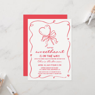 Invitation Chéri fantaisiste lollipop Baby Shower
