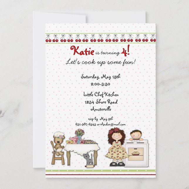 Invitation Cherry Baker (Devant)