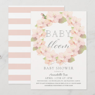 Invitation Cherry Blossom Baby in Bloom Girl Baby shower