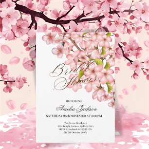 Invitation Cherry Blossom Délice de douche nuptiale Invitatio